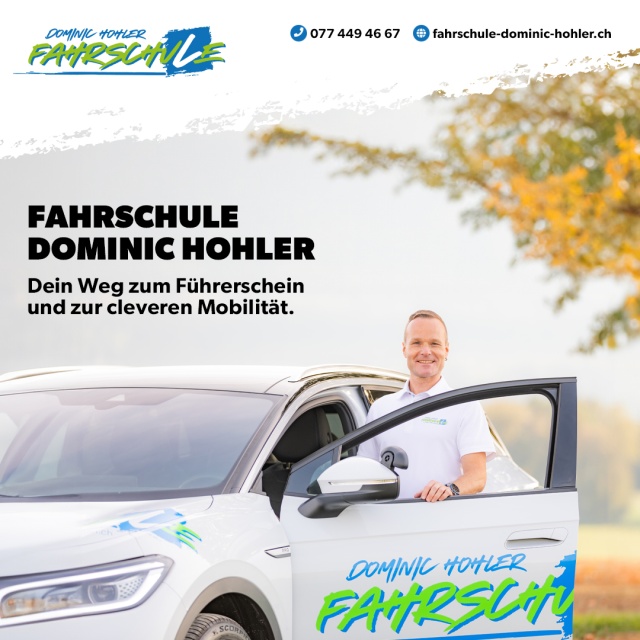Fahrschule Dominic Hohler - Dein Weg zum Fhrerschein und zur cleveren Mobilitt.