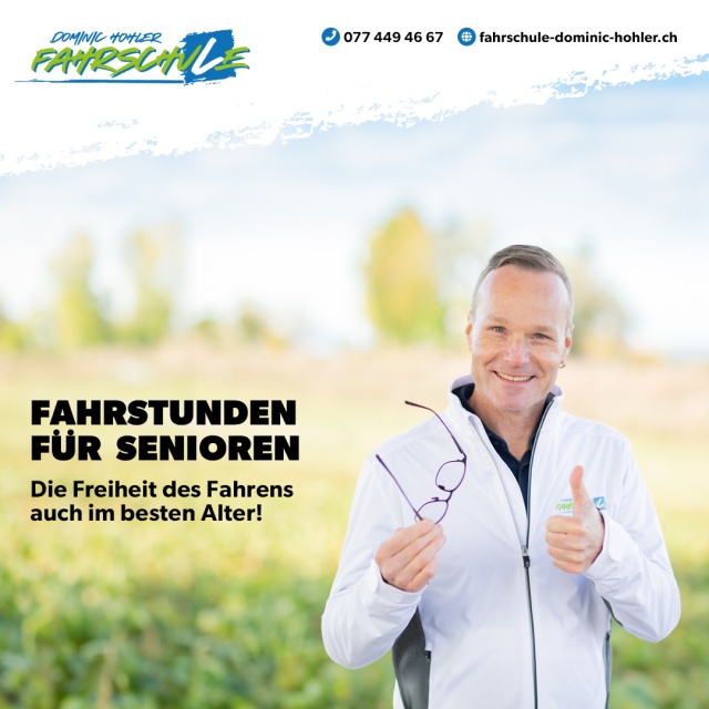 Die Freiheit des Fahrens - auch im besten Alter!
 - Mchtest Du Deine Fahrfhigkeiten auffrischen und Unsicherheiten im Strassenverkehr entgegenwirken?