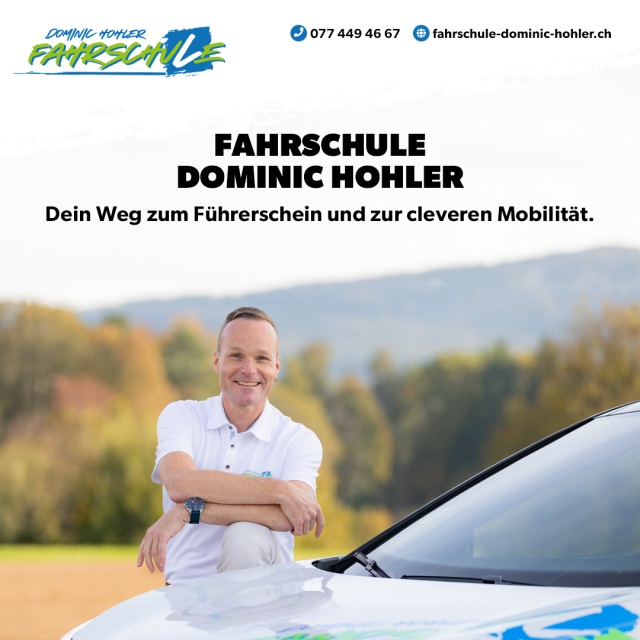Fahrschule Dominic Hohler - Dein Weg zum Fhrerschein und zur cleveren Mobilitt.