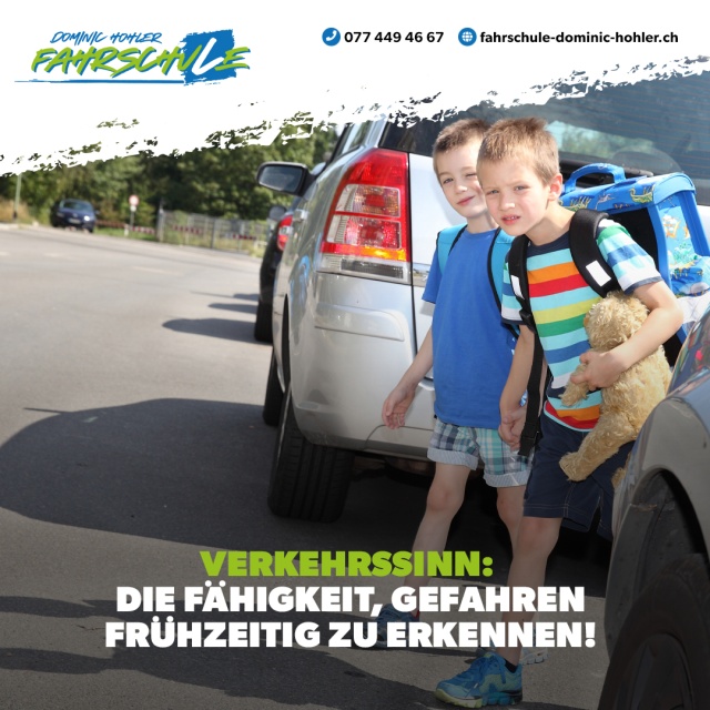 Verkehrssinn: Die Fhigkeit, Gefahren frhzeitig zu erkennen! - Verkehrssinn ist mehr als nur das Beherrschen der Verkehrsregeln. Der Begriff Verkehrssinn beschreibt die Fhigkeit, eine potenzielle Gefahrenstelle (Kinder laufen auf dem Trottoir) zu erkennen, um bei einem mglichen Fehlverhalten (Kinder springen auf die Strasse) richtig reagieren zu knnen. Es ist die die Fhigkeit, eine Gefahr zu erkennen, bevor sie ausbricht. Und genau das kann man lernen und trainieren! 